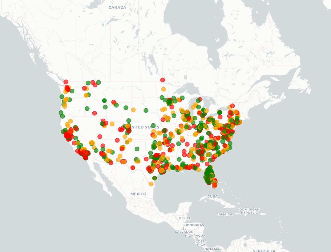 Interactive map output from the BUSA 695 capstone